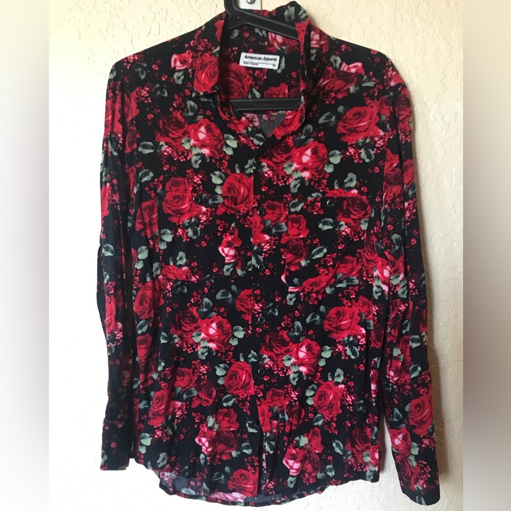 American Apparel Vintage Floral Shirt